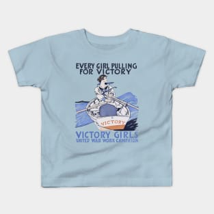 Victory poster, recruiting women Kids T-Shirt